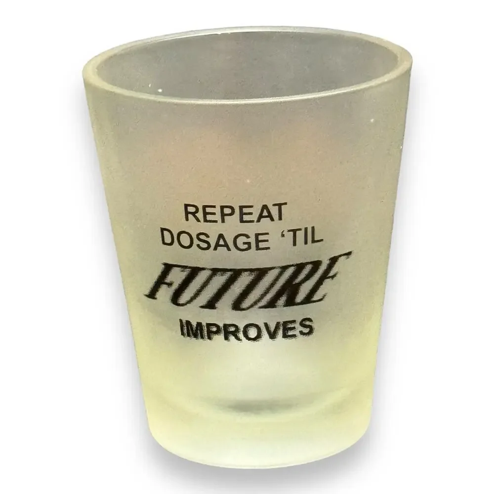 Sturgis Motorcycle Rally Frosted Shot Glass Roses